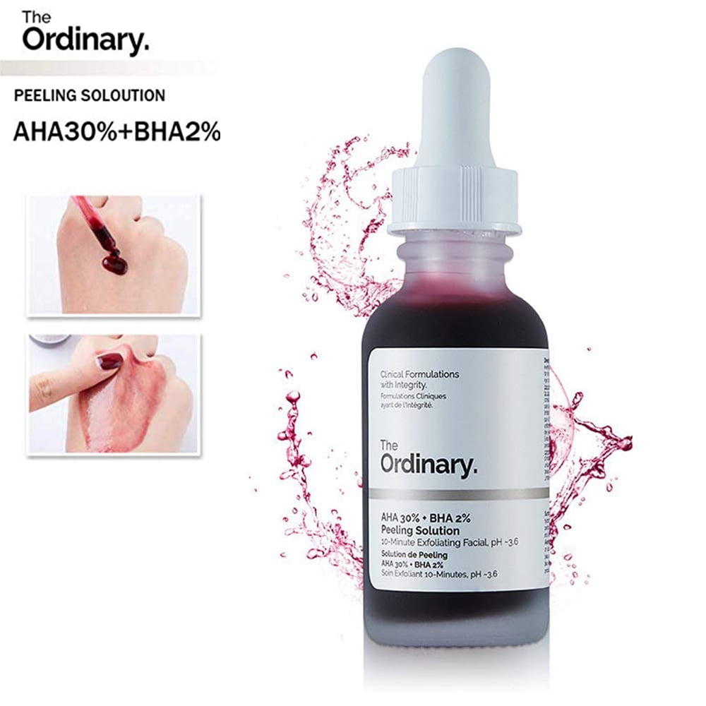 The Ordinary AHA 30% + BHA 2% Peeling Solution – 10-Minute Exfoliating Facial