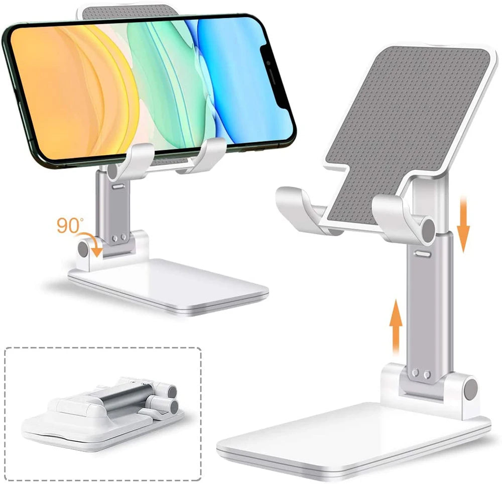 Foldable Adjustable Mobile Stand – Universal Phone & Tablet Holder