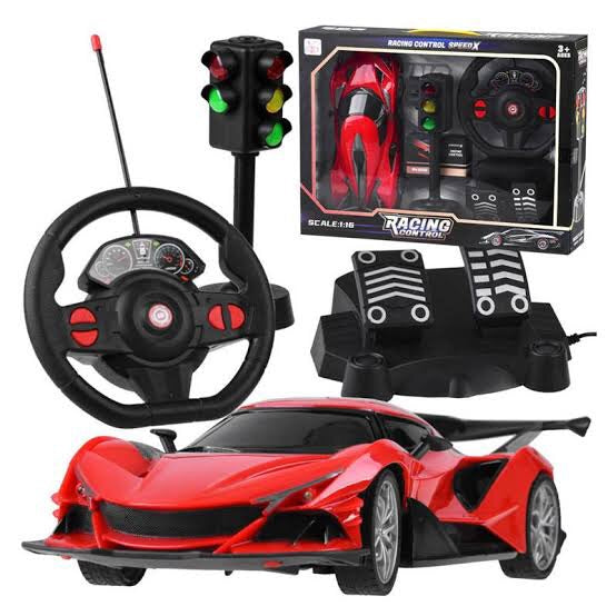 Remote Control Racing Car with Steering Wheel